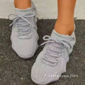 Chaussures de chaussettes de baskets sportives pour adulte respirant